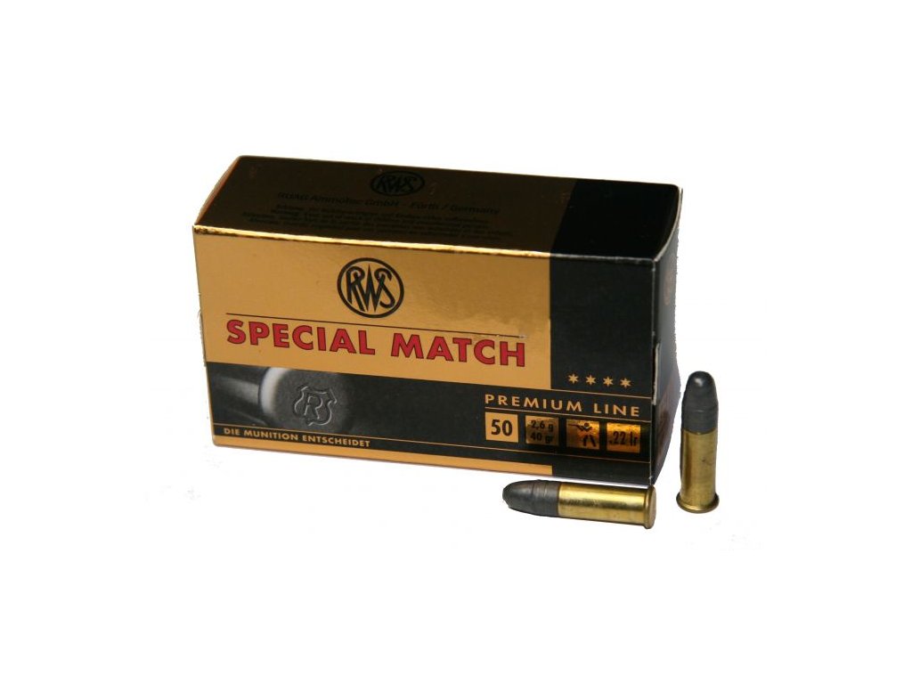 Malorážkový náboj RWS SPECIAL MATCH .22 LR