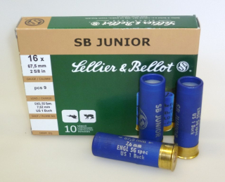 16/67,5 Junior - průměr broku 4,5 mm, 5,16 mm, 6,83 mm, 7,62 mm