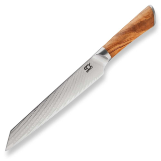 HOK8 S NŮŽ PLÁTKOVACÍ SLICE 190 MM SOK OLIVE SUNSHINE DAMASCUS