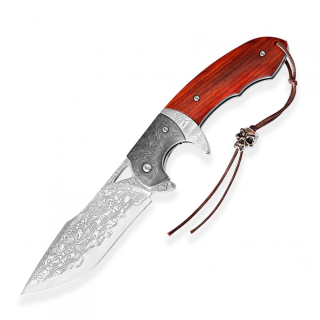 H83 NŮŽ ZAVÍRACÍ DELLINGER AUSLÖSER VG-10 DAMASCUS