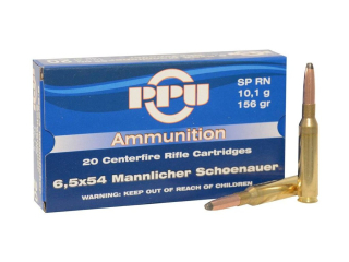 6,5x54 Mannlicher Schoenauer Prvi Partizan 10,1g 156gr