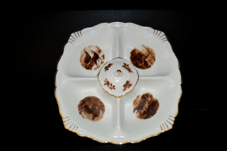 Porcelánový kabaret 5dílný velký 788 35cm - Moritz Zdekauer