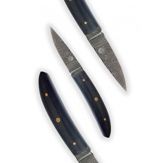K60 NŮŽ DELLINGER DAMASK SPIKE EBONY