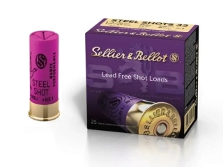 Brokový náboj S&B 12/70/3,3 Steel Shot 32 g