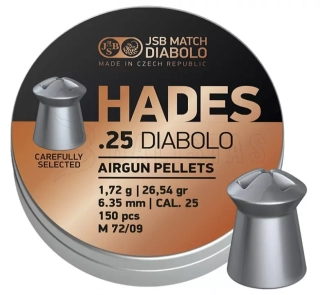 Diabolo JSB Hades 6,35mm 150ks