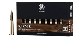 Kulový náboj RWS 5,6x52R TMS 4,6 g