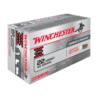 Winchester .22 Hornet Super-X Power Point 2,92 g / 45 gr