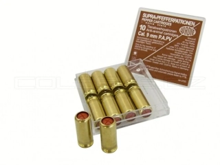 Plynové náboje PV-S 9mm pistole 10ks Supra Pepper