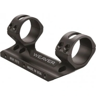 Montáž Weaver, jednodílná pro pušky typu MSR, tubus 30mm, s offsetem, černá