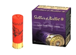 Brokový náboj Sellier & Bellot 12/76 Steel Shots Magnum 39 g, brok 4,06 mm