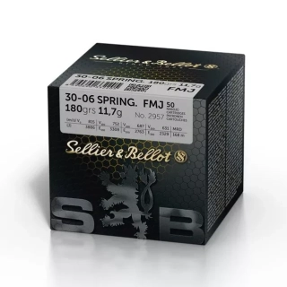 Kulový náboj Sellier & Bellot 30-06 Springfield FMJ 11,7 g- 180 gr bulk