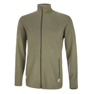 Mikina pánská rozepínací smyk Outlast® - khaki army